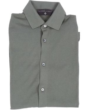 FILIPPO DE LAURENTIIS Chemise En Maille Fine - Grey