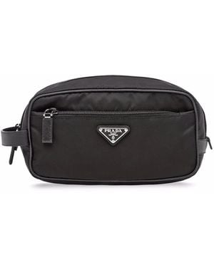 Prada プラダ Re-nylon トラベルポーチ - ブラック