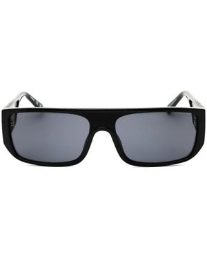 Guess Lunettes De Soleil À Monture Rectangulaire - Black