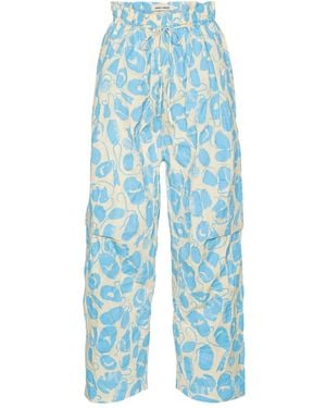 Henrik Vibskov Printed Trousers - Blue