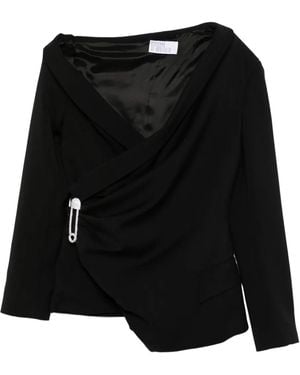 GIUSEPPE DI MORABITO Safety-Pin Blazer - Black
