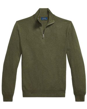 Polo Ralph Lauren Zip Mockneck Jumper - Green