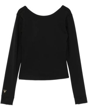 MACRON O.N.E. Scoop-Back Blouse - Black
