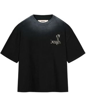 ROUGH ロゴ Tシャツ - ブラック
