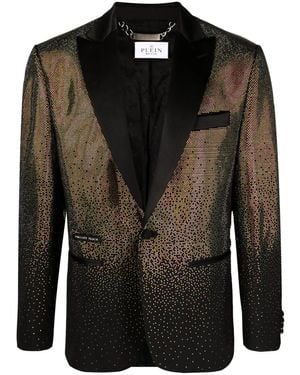 Philipp Plein Blazer Lord Fit Stones - Black