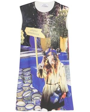 The Artistylist Jardin Majurelle Sleeveless Dress - White
