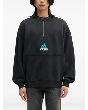 adidas Eqt Half-Zip Sweatshirt - Black
