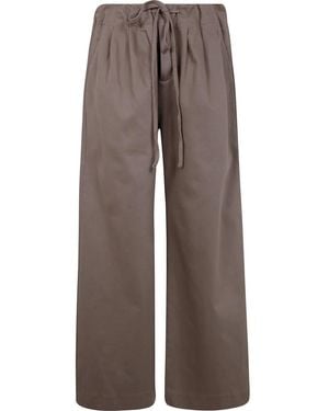 Entire studios Cinch Wide-Leg Trousers - Brown