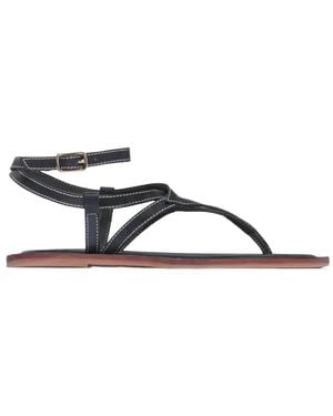 Bernardo Mallorie Stitched Sandals - Natural