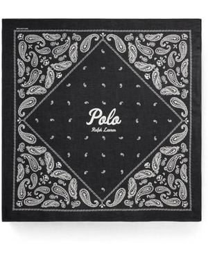Polo Ralph Lauren Chemise En Coton À Motif Cachemire - Noir