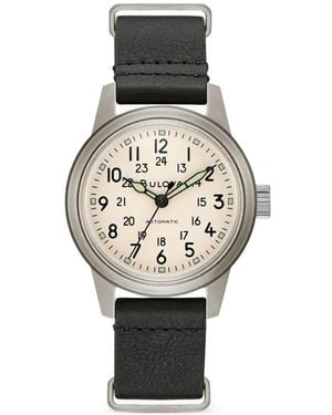 Bulova Hack 38Mm Watch - White