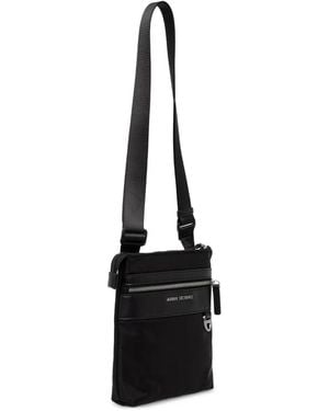 ARMANI EXCHANGE Logo-Plaque Zip-Fastening Belt Bag - White
