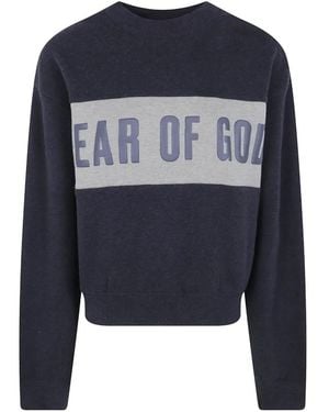 Fear Of God Panelled Classic Sweatshirt - Blue