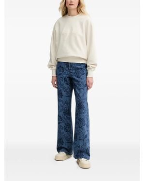 A.P.C. Jeans Met Bloemenprint - Blauw