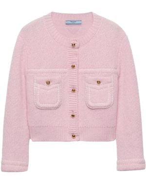 Prada Cashmere Cardigan - Pink