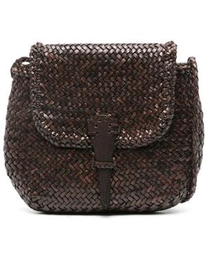 Dragon Diffusion Mini City Leather Shoulder Bag - Black