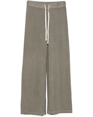 James Perse Wide-Leg-Hose mit Kordelzug - Grau