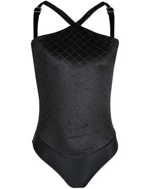 Amir Slama Halterneck Stretch Body - Black