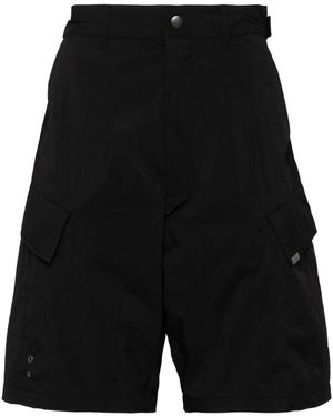 Izzue Straigh-Leg Cargo Shorts - Black