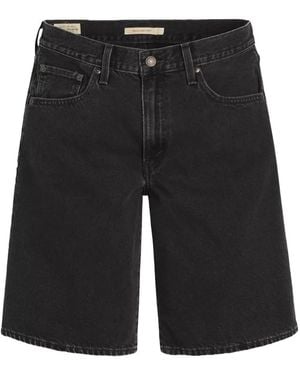 Levi's Knee-Length Denim Shorts - Black