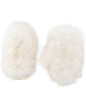 Rudsak Handschoenen Van Imitatiebont - Naturel