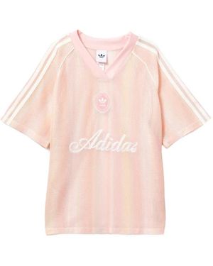 adidas Summer Glow Knitted T-Shirt - Pink