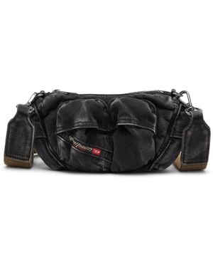 DIESEL Multi-Pockets Crossbody Bag - Black
