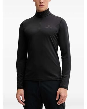 Bogner Fire + Ice Pascal T-Shirt Mit Kurzem Reißverschluss - Schwarz