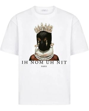 ih nom uh nit Mask Queen Graphic-Print T-Shirt - White