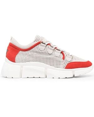Lorena Antoniazzi Panelled Chunky Trainers - Red