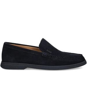 BOSS Suede Loafers - Black