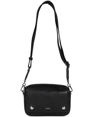 Loewe Small Pebble Messenger Bag - White