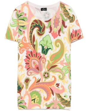 Etro ペイズリー Tシャツ - グレー
