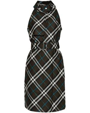 ワンピース Burberry Argyle Motif Dress Burberry Argyle Motif Dress | italist