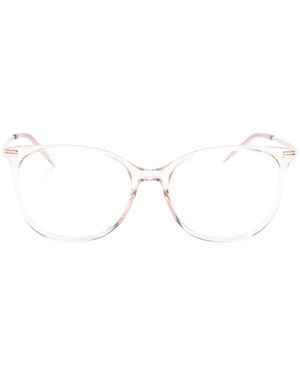 BOSS Brille Mit Geometrischem Gestell - Weiß