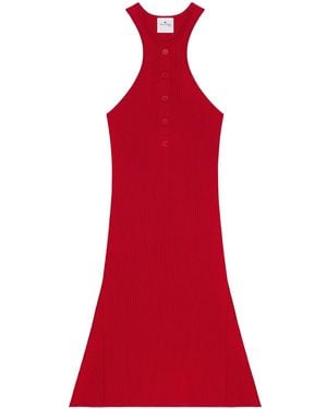 Courreges スキューバ ミニドレス - レッド