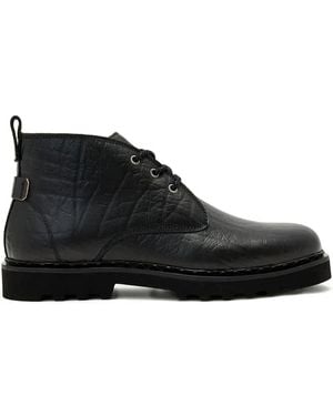 AllSaints Skiff Leather Boots - Black