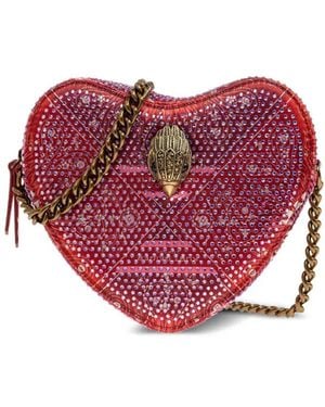 Kurt Geiger Bolso shopper Kensington Heart con forma de corazón - Morado