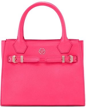Philipp Plein Logo-Detail Tote Bag - Pink