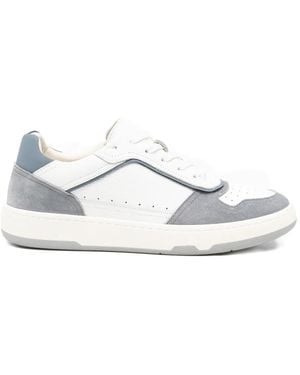 SERGIO MORETTI FIRENZE Perforated-Panel Trainers - White