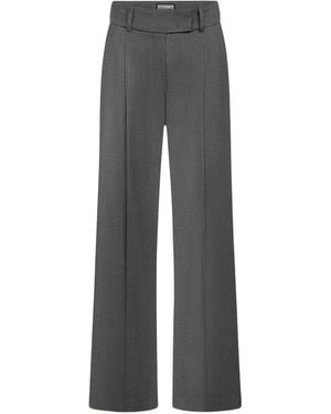 Seductive Pleated Tailored Pants - Gray