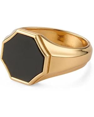Emanuele Bicocchi Hex Signet Ring - Metallic