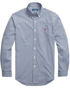Polo Ralph Lauren Gingham-Pattern Shirt - Blue