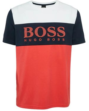BOSS ロゴ Tシャツ - レッド