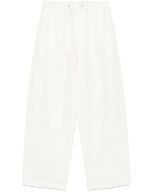 Studio Nicholson Drawstring-waist Trousers - White