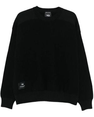 Y-3 クルーネック セーター - ブラック
