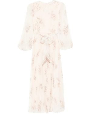 Zimmermann Sunray Midi Dress - White