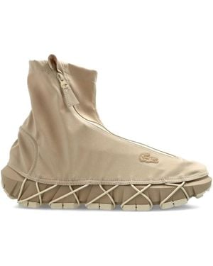 Lacoste Gaitor Zip-Detailed Sneakers - Natural