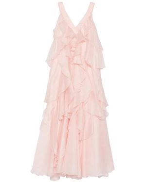 Aje. Athena Ruffled Gown - Pink