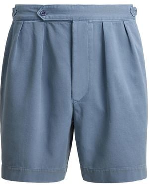 Polo Ralph Lauren Shorts Mit Bundfalten - Blau